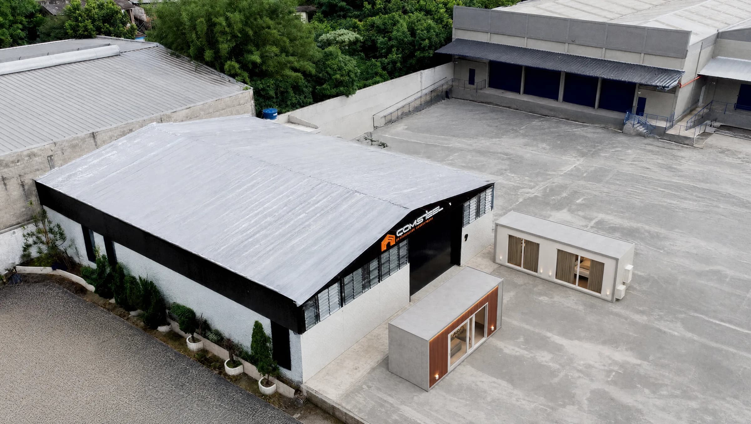 Showroom e fábrica Comsteel em Novo Hamburgo